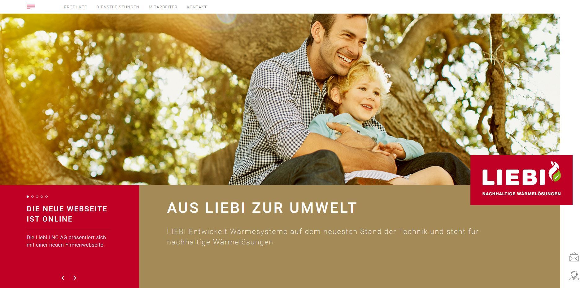 Die neue Webseite ist online